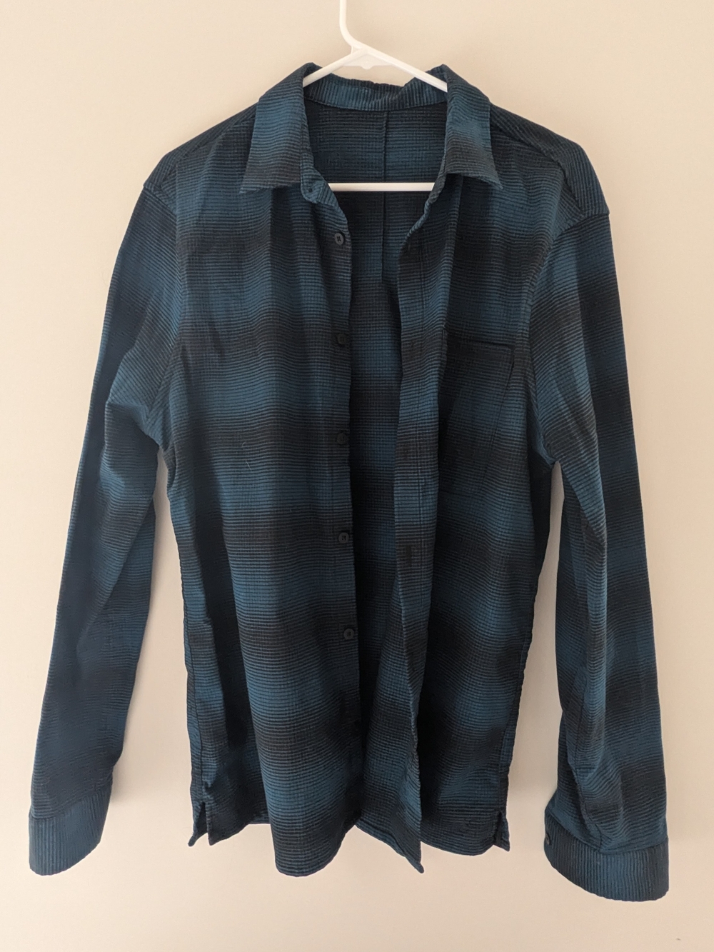 lululemon athletica Blue Ombre Long-Sleeve Button-Down Shirt
